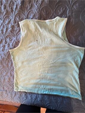 Light Green Women’s Tank Top - Casual Sleeveless Top